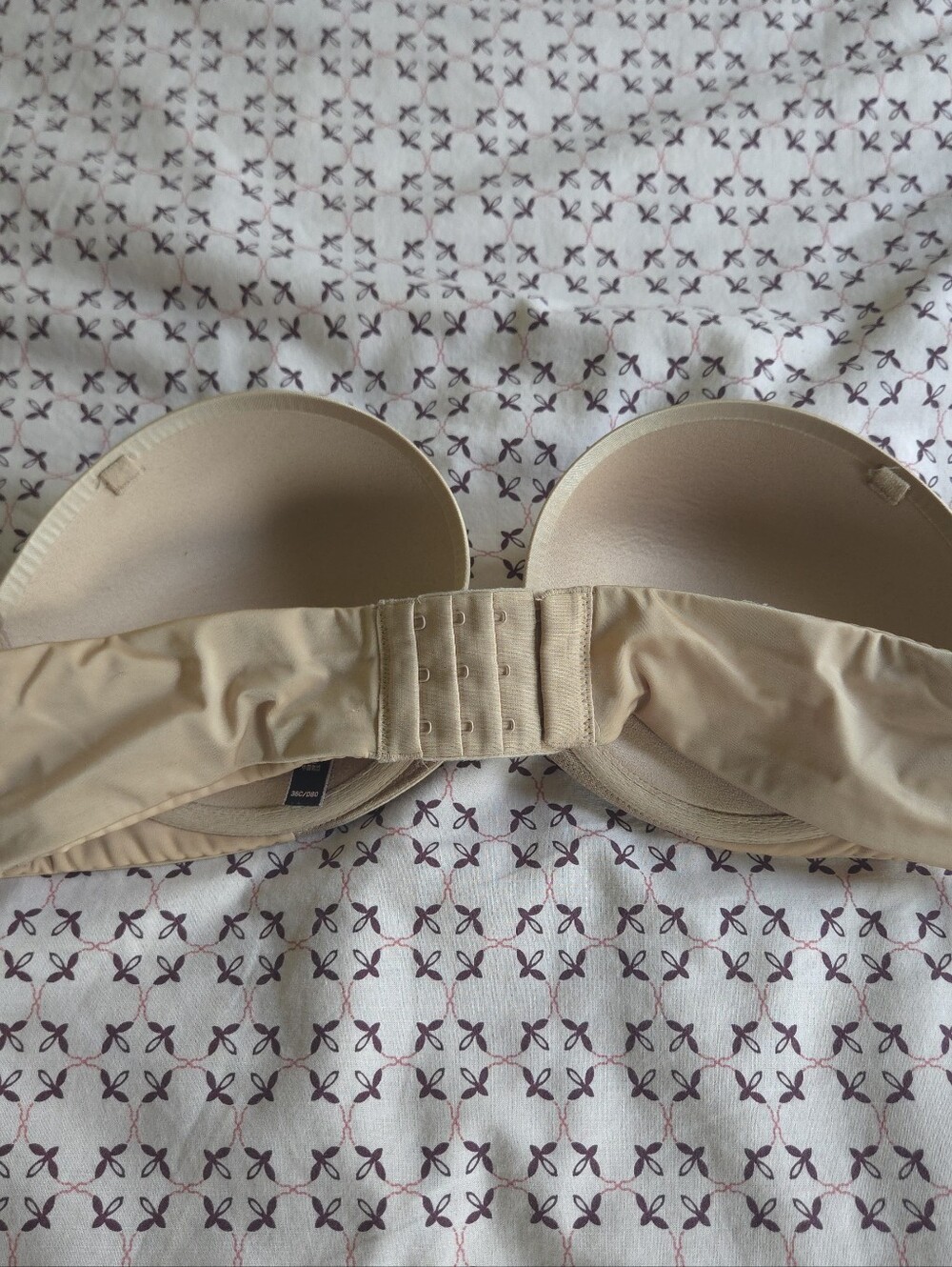 Victoria's Secret Very Sexy Strapless Push-Up Bra Nude Praline 36C Multi-Way - Picture 7 of 13